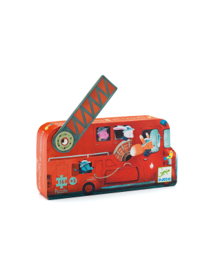 Silhouette Mini Puzzles The Fire Truck