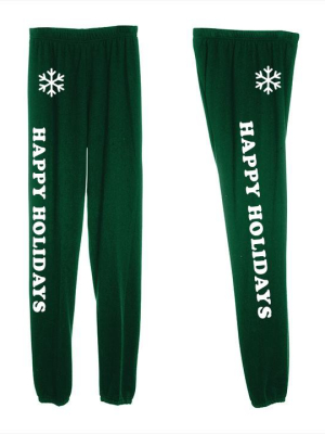 Happy Holidays [women's Sweatpants]