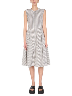 Woolrich Flared Sleeveless Midi Dress