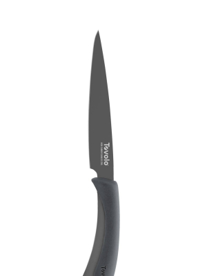 Tovolo Comfort Grip 5" Slicing Knife Charcoal 14008-200