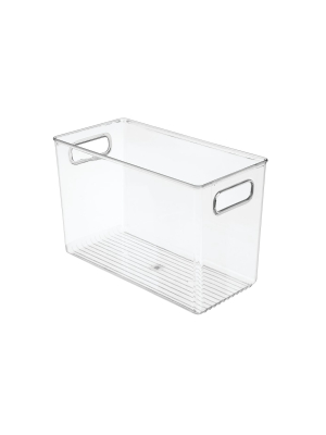 Mdesign Plastic Food Storage Organizer Bin, 8 Pack - Clear