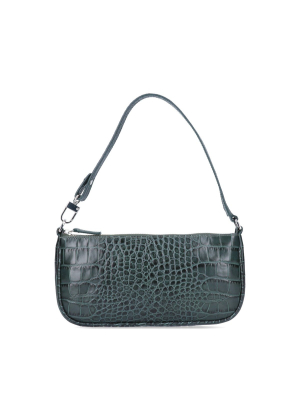 By Far Rachel Embossed Shoulder Bag