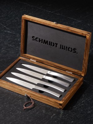 Schmidt Brothers ® Highline Steak Knives In Decorative Box, Set Of 4