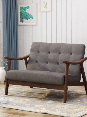 Hetel Mid-century Modern Settee - Christopher Knight Home