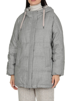 Brunello Cucinelli Padded Drawstring Jacket