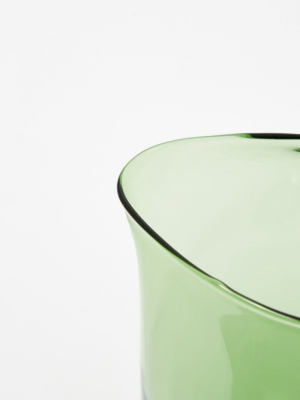 Hay Glass Jug Large - Green