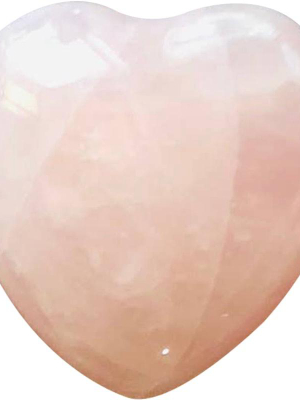 Rose Quartz Heart Stone