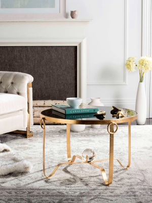 Elisha Accent Table - Gold / Black - Safavieh