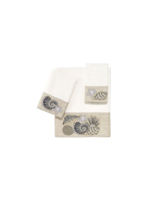 Shell Collection 3 Pc Towel Set