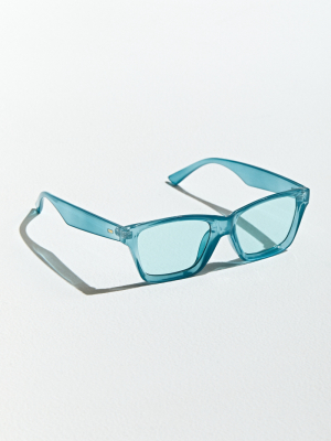 Bombshell Beveled Rectangle Sunglasses