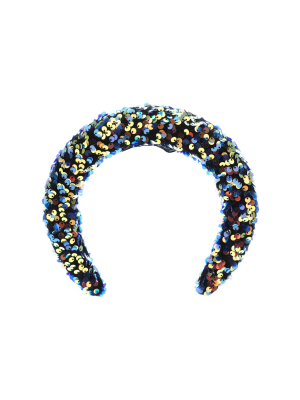 Maison Michel Mina 3d Sequinned Headband