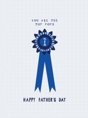 Mr. Boddington's Studio Father Day - Numero Uno - Greeting Card