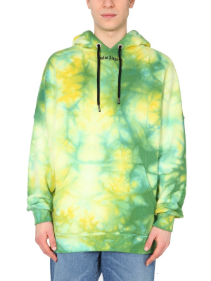 Palm Angels Tie Dye Logo Hoodie