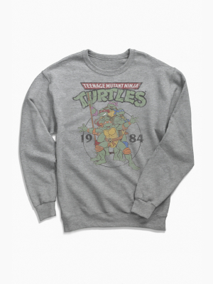 Teenage Mutant Ninja Turtles Logo Crew Neck Sweatshirt