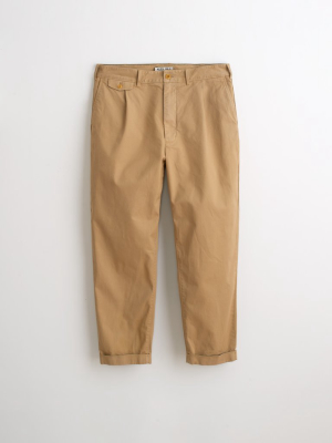 Standard Pleated Pant In Chino (long Inseam)