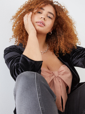 Short Bow-front Top