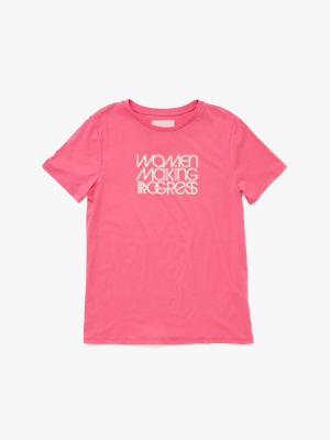 Woman Making Progress Tee