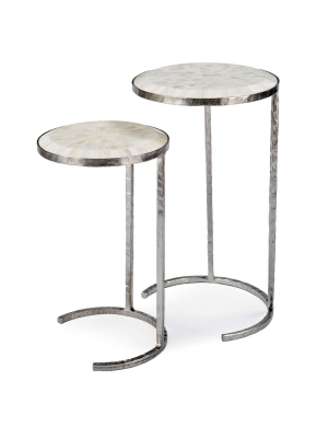 Bone Veneer Nesting Tables