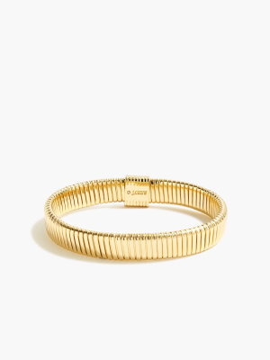 Gold Stretch Watchband Bracelet