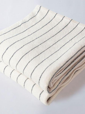 Harlow Henry Pinstripe Indigo Blanket - 3 Available Sizes