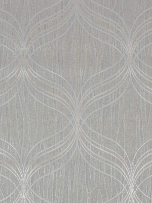 Optical Geo Silver Wallpaper From The Capsule Collection By Graham & Brown