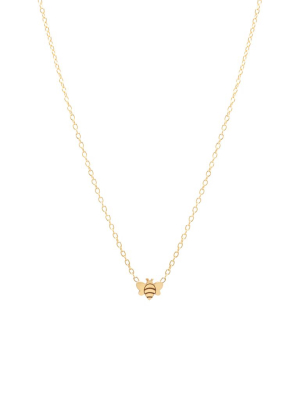 14k Itty Bitty Bee Necklace