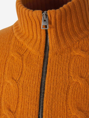 Etro Logo Embroidered High-neck Jumper