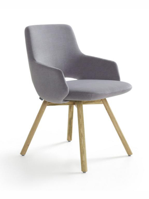 Jima Chair With Wood Base By Artifort