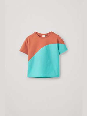 Color-block Organic Cotton T-shirt