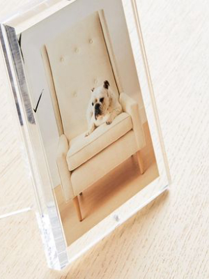 Beveled Lucite Picture Frames