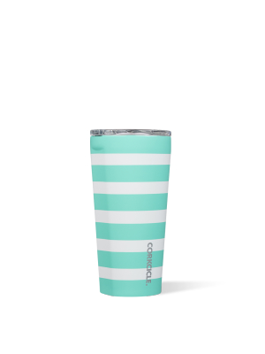 Turquoise Stripe Tumbler