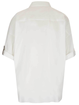 Brunello Cucinelli Pocket Detail Short Sleeve Shirt