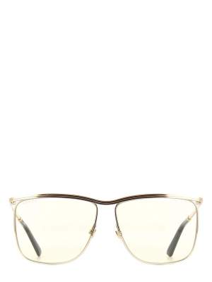 Gucci Eyewear Rectangular Frame Sunglasses