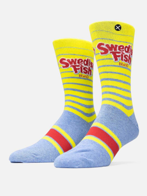 Odd Sox Swedish Fish Fade Crew Socks