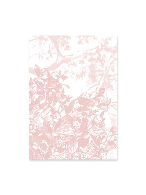 Sample Classic Hua Trees Mural Wallpaper In Pink By Sian Zeng