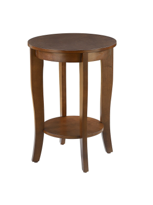 American Heritage Round End Table - Johar Furniture