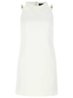 Versace Strap-detailed Sleeveless Mini Dress