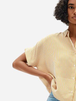 The Clean Silk Short-sleeve Square Shirt