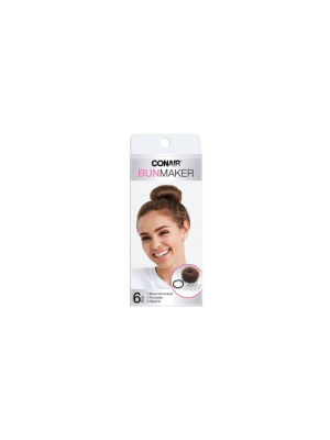 Conair Bun Maker Kit For All Hair Types- 6pc