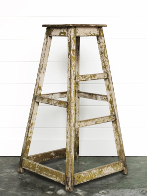Antique Tall Stool