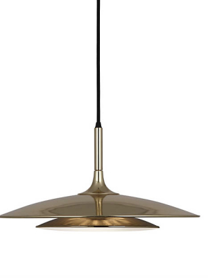 Axiom Pendant Polished Gold