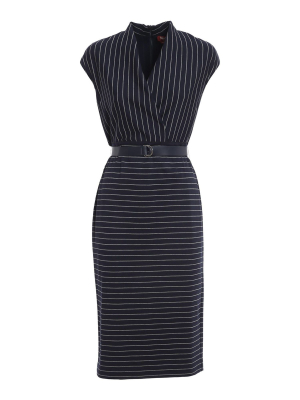 Max Mara Studio Belted Midi Dress