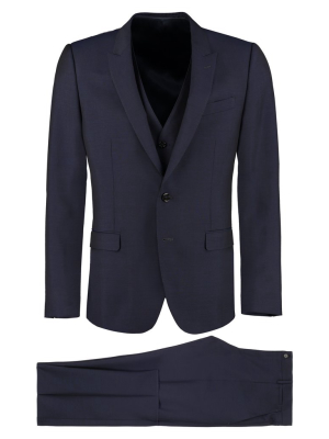 Dolce & Gabbana Single Breasted Three-piece Suit