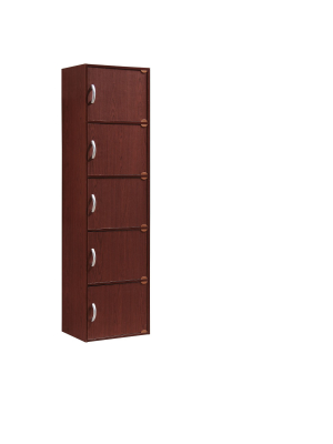 Storage Cabinet Mahogany - Hodedah Import