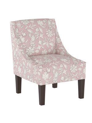 Hudson Accent Chair Stonecrop Floral Blush - Threshold™