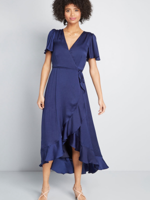 Stunning Wonder Maxi Wrap Dress