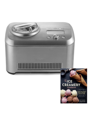 Breville Ice Cream Compressor With Williams Sonoma The Ice Creamery Cookbook