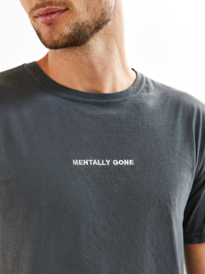 Mentally Gone Embroidered Tee