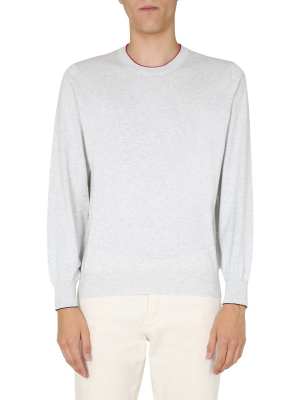 Brunello Cucinelli Contrast Trim Sweater