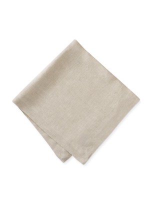 Over-sized Signature Italian Washed Linen Napkins, Set Of 4